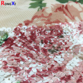 Professional Design Mesh White Lace Sequin Fabric